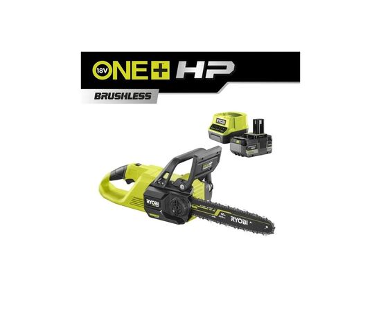 Цепная пила Ryobi ONE+ HP RY18CSX30A-150 18В, 5Ah, 30см, 3.2кг (5133005466), изображение 7 Цепная пила Ryobi ONE+ HP RY18CSX30A-150 18В, 5Ah, 30см, 3.2кг (5133005466), изображение 7