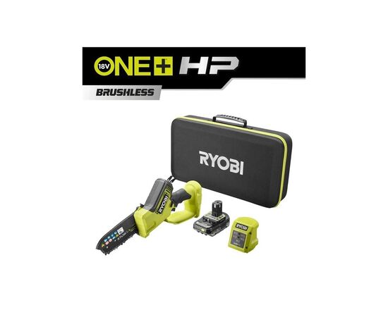Цепная пила Ryobi ONE+ HP RY18PSX15A-120T 18В, 2Ah, 15см (5133005899), изображение 9