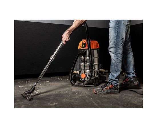 Пылесос строительный Neo Tools 1600Вт, 18 кПа, 35л, HEPA, колеса, 7.5кг (04-739), изображение 5 Пылесос строительный Neo Tools 1600Вт, 18 кПа, 35л, HEPA, колеса, 7.5кг (04-739), изображение 5