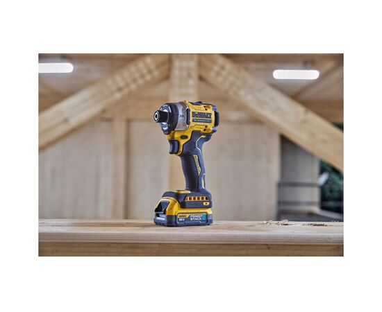 Шуруповерт DeWALT 18 В XR Li-lon PowerStack, бесщеточный, 282 Нм, TSTAK, 2x1.7Ah (DCF860E2T), изображение 11 Шуруповерт DeWALT 18 В XR Li-lon PowerStack, бесщеточный, 282 Нм, TSTAK, 2x1.7Ah (DCF860E2T), изображение 11
