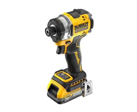 Шуруповерт DeWALT 18 В XR Li-lon PowerStack, бесщеточный, 282 Нм, TSTAK, 2x1.7Ah (DCF860E2T), изображение 3 Шуруповерт DeWALT 18 В XR Li-lon PowerStack, бесщеточный, 282 Нм, TSTAK, 2x1.7Ah (DCF860E2T), изображение 3