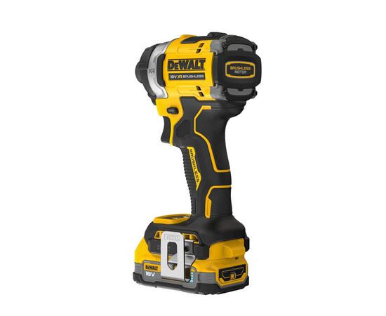 Шуруповерт DeWALT 18 В XR Li-lon PowerStack, бесщеточный, 282 Нм, TSTAK, 2x1.7Ah (DCF860E2T), изображение 5 Шуруповерт DeWALT 18 В XR Li-lon PowerStack, бесщеточный, 282 Нм, TSTAK, 2x1.7Ah (DCF860E2T), изображение 5