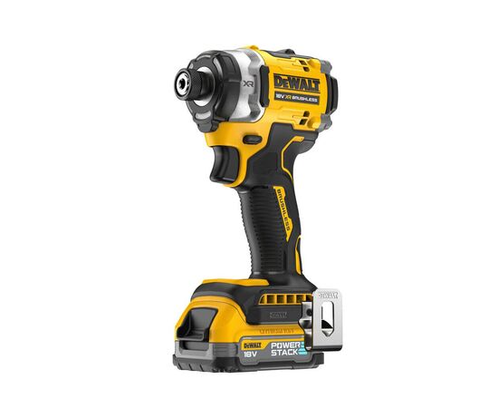 Шуруповерт DeWALT 18 В XR Li-lon PowerStack, безщітковий, 282 Нм, TSTAK, 2x1.7Ah (DCF860E2T)