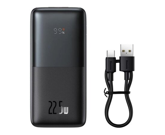Батарея универсальная Baseus Bipow Pro Digital 10000mAh 22.5W, Black (PPBD040001), изображение 6 Батарея универсальная Baseus Bipow Pro Digital 10000mAh 22.5W, Black (PPBD040001), изображение 6