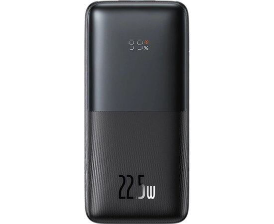 Батарея універсальна Baseus Bipow Pro Digital 10000mAh 22.5W, Black (PPBD040001)