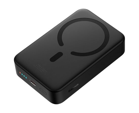 Батарея універсальна Baseus Magnetic Mini 20000mAh 20W, Black (P10022102112-01 / PPCXM20), зображення 5