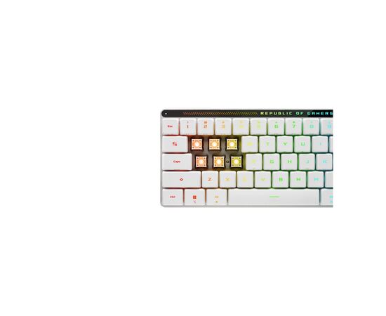 Клавиатура ASUS ROG Falchion RX Low Profile Red Wireless/Bluetooth/USB UA White (90MP03EC-BKMA10), изображение 8 Клавиатура ASUS ROG Falchion RX Low Profile Red Wireless/Bluetooth/USB UA White (90MP03EC-BKMA10), изображение 8