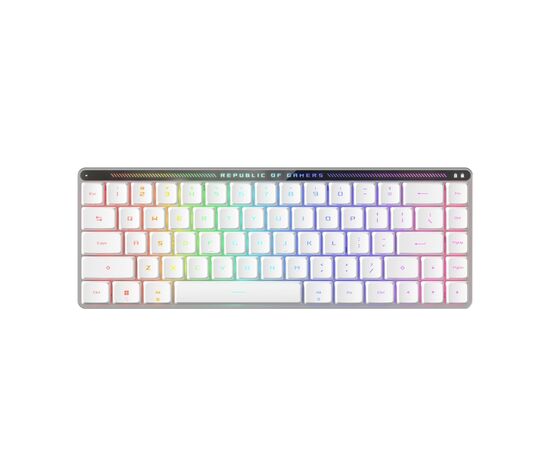 Клавіатура ASUS ROG Falchion RX Low Profile Red Wireless/Bluetooth/USB UA White (90MP03EC-BKMA10)
