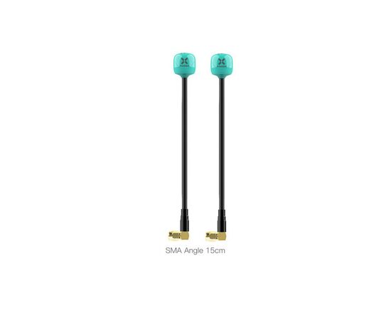 Антена для дрона Foxeer Lollipop 4 Plus High Quality 5.8GHz 2.6dBi SMA90 150mm RHCP 2шт (PA1474S90)