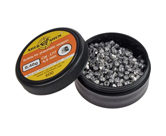 Пульки Шершень 0,40g 4,5 мм 600шт (1057.00.20), изображение 2 Пульки Шершень 0,40g 4,5 мм 600шт (1057.00.20), изображение 2