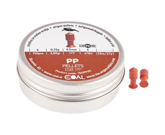 Пульки Coal PP 4,5 мм 0.25 г 150шт/уп (150PP45)