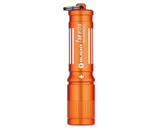 Фонарь Olight I3E EOS Vibrant Orange (I3E EOS V Or), изображение 3 Фонарь Olight I3E EOS Vibrant Orange (I3E EOS V Or), изображение 3