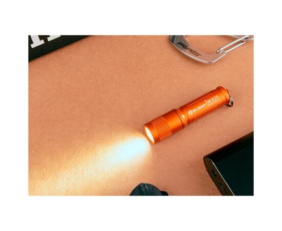 Фонарь Olight I3E EOS Vibrant Orange (I3E EOS V Or), изображение 7 Фонарь Olight I3E EOS Vibrant Orange (I3E EOS V Or), изображение 7