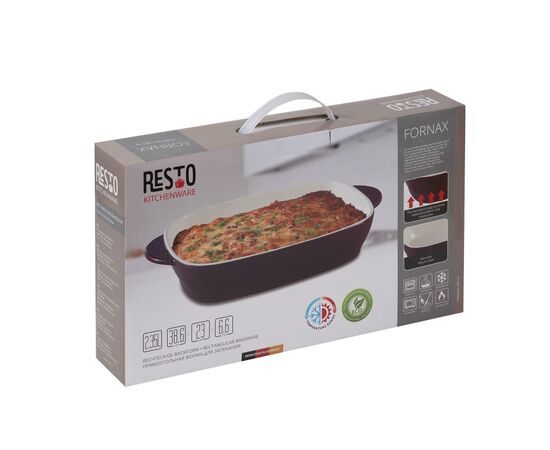 Форма для выпечки Resto Fornax 38,6 х 23 см 2,4 л (96113), изображение 4 Форма для выпечки Resto Fornax 38,6 х 23 см 2,4 л (96113), изображение 4