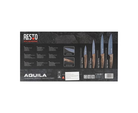 Набор ножей Resto Aquila 4 предмети (95503), изображение 5 Набор ножей Resto Aquila 4 предмети (95503), изображение 5