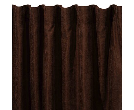 Штора Ardesto микровелюр 100% полиэстер, 150х270 см коричневый (ART1010BR), изображение 3 Штора Ardesto микровелюр 100% полиэстер, 150х270 см коричневый (ART1010BR), изображение 3