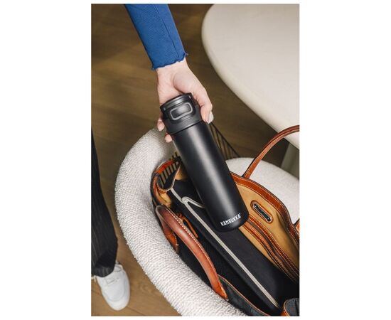 Термокружка Kambukka Elton Insulated 600 мл насичений чорний (11-03038), изображение 3 Термокружка Kambukka Elton Insulated 600 мл насичений чорний (11-03038), изображение 3