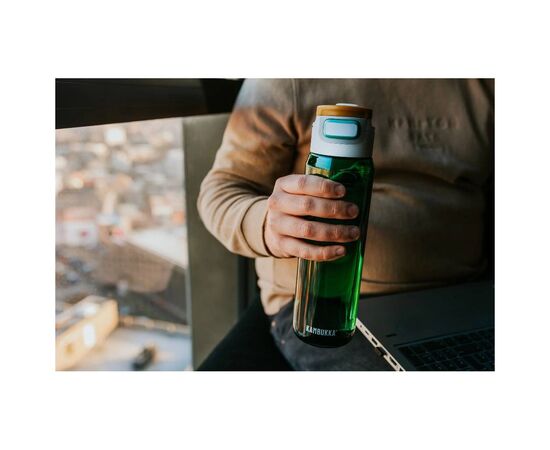 Пляшка для води Kambukka Elton 1000 мл темно-зелений (11-03033), зображення 5 Пляшка для води Kambukka Elton 1000 мл темно-зелений (11-03033), зображення 5