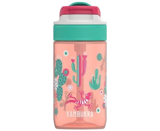 Бутылка для воды Kambukka Lagoon 400 мл Cactus Gekko рожевий (11-04037)