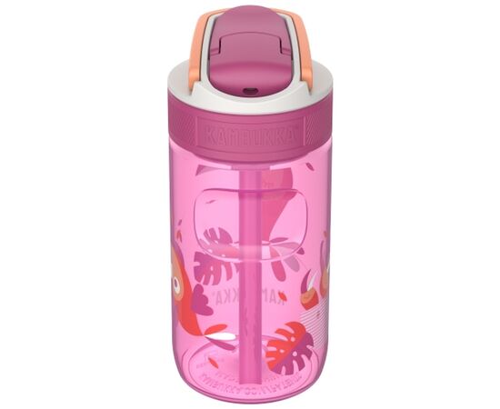 Пляшка для води Kambukka Lagoon 400 мл Toekan Love рожевий (11-04046), зображення 3 Пляшка для води Kambukka Lagoon 400 мл Toekan Love рожевий (11-04046), зображення 3