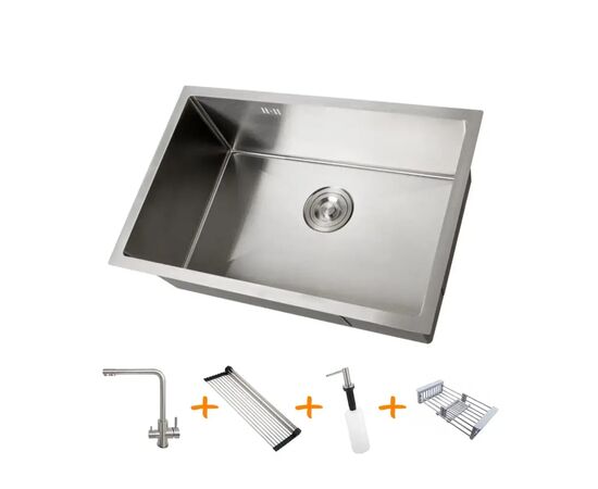 Мойка кухонная Nett NS-6845 (131420), изображение 3 Мойка кухонная Nett NS-6845 (131420), изображение 3