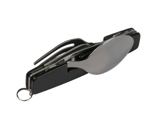 Набор туристической посуды Easy Gifts Pamplona 4 в 1 чорний (081603), изображение 3 Набор туристической посуды Easy Gifts Pamplona 4 в 1 чорний (081603), изображение 3