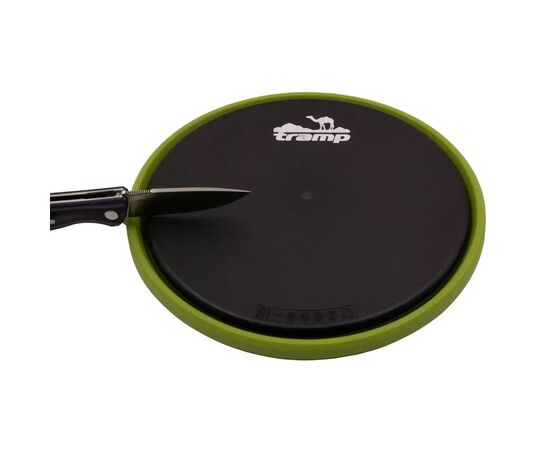Миска туристическая Tramp силиконовая с пластиковым дном 1070 мл (TRC-124-olive), изображение 4