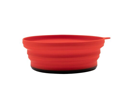 Миска туристична Tramp силіконова з пластиковим дном 550 мл (UTRC-123-terracota)