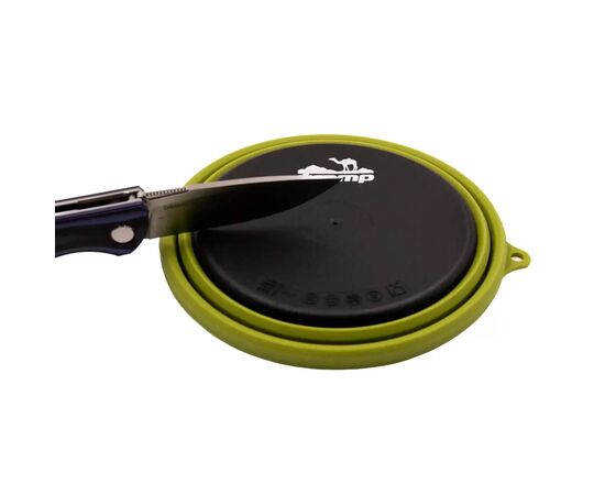 Миска туристична Tramp силіконова з пластиковим дном 550 мл Olive (UTRC-123-olive), зображення 4 Миска туристична Tramp силіконова з пластиковим дном 550 мл Olive (UTRC-123-olive), зображення 4