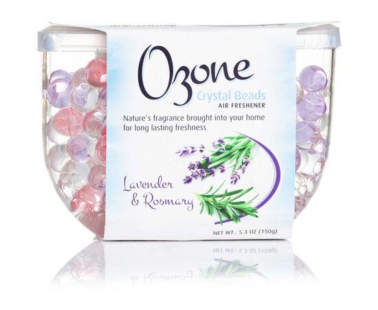 Освежитель воздуха Ozone Crystal Beads Кристаллический на основе геля Лаванда и розмарин 150 г (4770416340576)