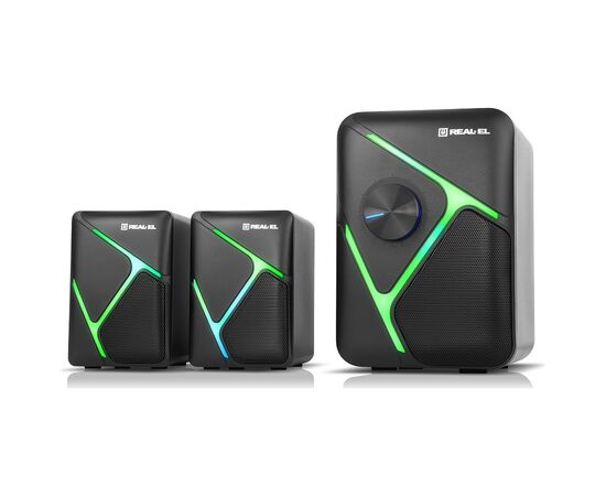 Акустическая система REAL-EL M-320 Black (EL121300014), изображение 3 Акустическая система REAL-EL M-320 Black (EL121300014), изображение 3