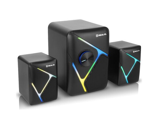 Акустическая система REAL-EL M-320 Black (EL121300014), изображение 4 Акустическая система REAL-EL M-320 Black (EL121300014), изображение 4