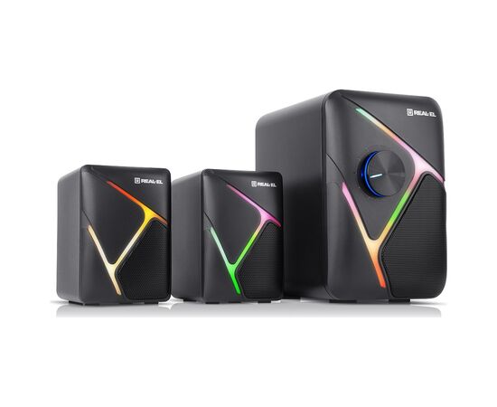Акустическая система REAL-EL M-320 Black (EL121300014), изображение 5 Акустическая система REAL-EL M-320 Black (EL121300014), изображение 5