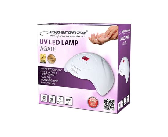 Лампа для маникюра Esperanza EBN010, изображение 3 Лампа для маникюра Esperanza EBN010, изображение 3