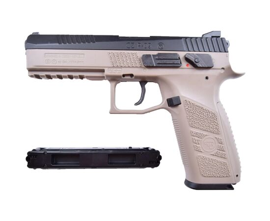 Пневматичний пістолет ASG CZ P-09 Blowback Pellet Black/FDE (18524), зображення 5 Пневматичний пістолет ASG CZ P-09 Blowback Pellet Black/FDE (18524), зображення 5