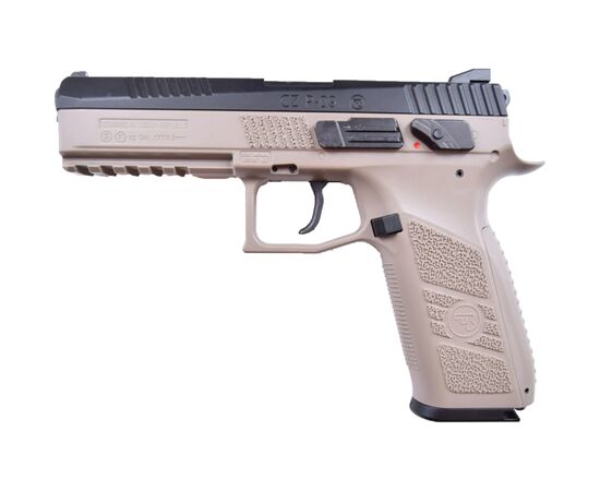 Пневматический пистолет ASG CZ P-09 Blowback Pellet Black/FDE (18524)