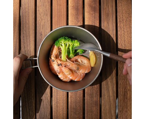 Миска туристическая Naturehike титанова NH21CJ010 450 мл (6927595788158), изображение 4 Миска туристическая Naturehike титанова NH21CJ010 450 мл (6927595788158), изображение 4