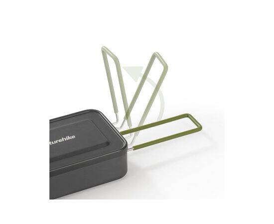 Миска туристическая Naturehike NH21CJ011 для зберігання та готування алюміній (6927595784945), изображение 3 Миска туристическая Naturehike NH21CJ011 для зберігання та готування алюміній (6927595784945), изображение 3