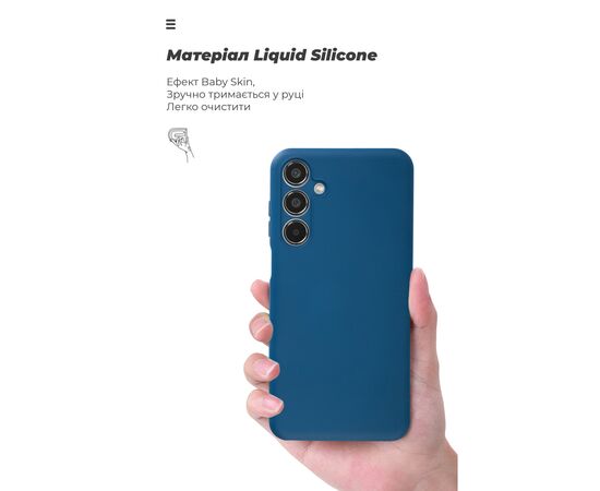 Чохол до мобільного телефона Armorstandart ICON Samsung M35 5G (M356) Camera cover Blue (ARM77973), зображення 7