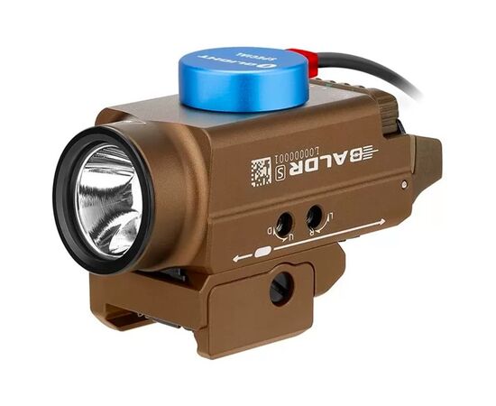 Фонарь Olight Baldr S Blue Laser Desert Tan (Baldr S BLDesert Tan), изображение 4 Фонарь Olight Baldr S Blue Laser Desert Tan (Baldr S BLDesert Tan), изображение 4