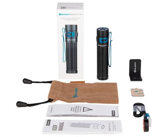 Фонарь Olight Baton 3 Pro Max Black (Baton 3 Pro Max CW), изображение 10 Фонарь Olight Baton 3 Pro Max Black (Baton 3 Pro Max CW), изображение 10