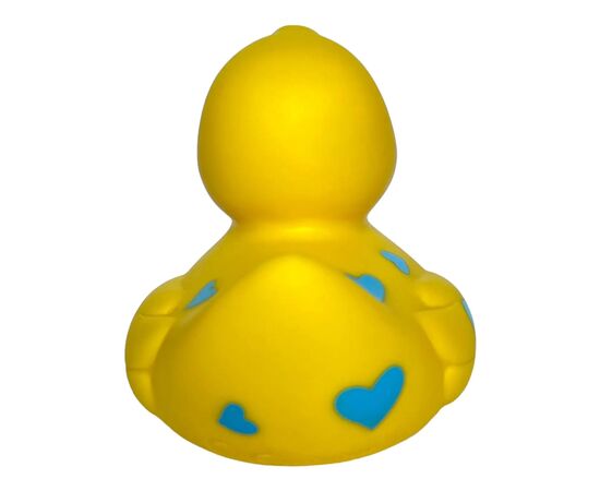 Игрушка для ванной Funny Ducks Утка Желтая в голубых сердечках (0905), изображение 4 Игрушка для ванной Funny Ducks Утка Желтая в голубых сердечках (0905), изображение 4