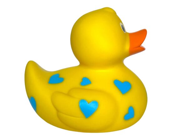 Игрушка для ванной Funny Ducks Утка Желтая в голубых сердечках (0905), изображение 5 Игрушка для ванной Funny Ducks Утка Желтая в голубых сердечках (0905), изображение 5
