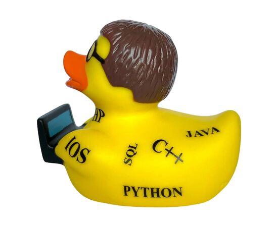 Игрушка для ванной Funny Ducks Утка Программист (1333), изображение 3 Игрушка для ванной Funny Ducks Утка Программист (1333), изображение 3