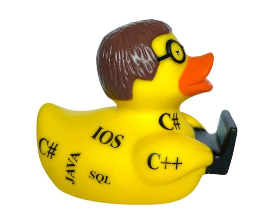 Игрушка для ванной Funny Ducks Утка Программист (1333), изображение 5 Игрушка для ванной Funny Ducks Утка Программист (1333), изображение 5