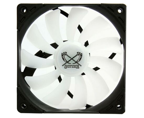 Кулер для корпуса Scythe Kaze Flex 120 mm RGB PWM (SU1225FD12LR-RDP), изображение 3 Кулер для корпуса Scythe Kaze Flex 120 mm RGB PWM (SU1225FD12LR-RDP), изображение 3