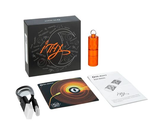 Фонарь Olight iTHX Orange Feathers, изображение 6 Фонарь Olight iTHX Orange Feathers, изображение 6
