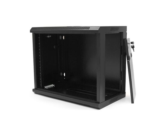 Шкаф настенный Merlion 9U 19" 600*350*500 (Ш*Г*В)мм, black (MI3-6309 / 36528), изображение 3 Шкаф настенный Merlion 9U 19" 600*350*500 (Ш*Г*В)мм, black (MI3-6309 / 36528), изображение 3