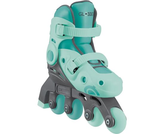 Роликовые коньки Globber 2в1 м'ятно-зелені р.30-33, до 60кг, 5+ (783-206), изображение 2 Роликовые коньки Globber 2в1 м'ятно-зелені р.30-33, до 60кг, 5+ (783-206), изображение 2