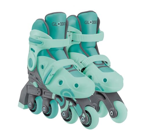 Роликовые коньки Globber 2в1 м'ятно-зелені р.30-33, до 60кг, 5+ (783-206)